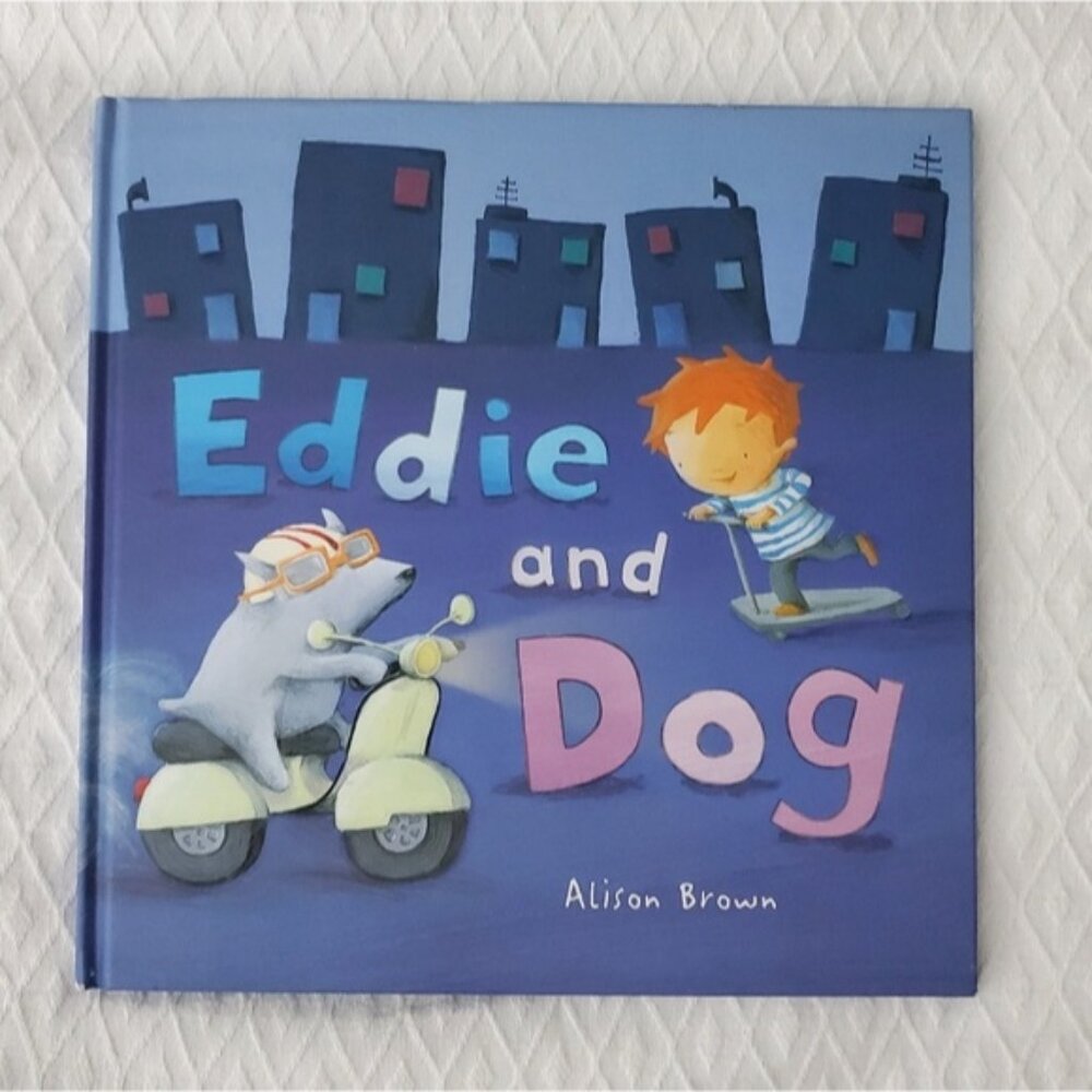 2/$20- Eddie and Dog Large Hardcover Learn to Read Book- Brand New unused
